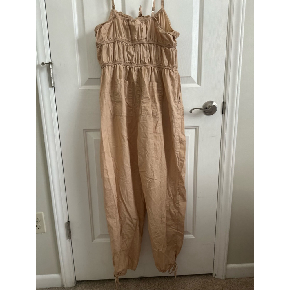 Lightweight Khaki Jumpsuit Size L